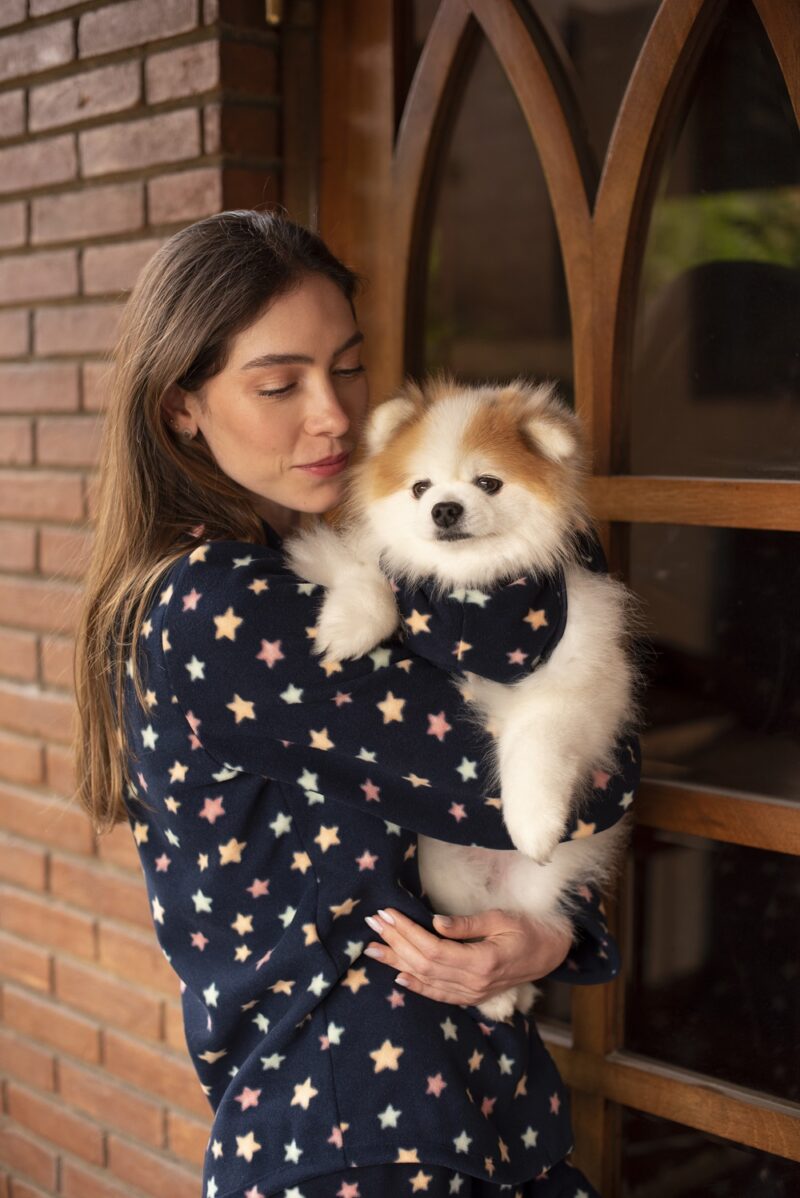 Conjunto Pijama Clássico Manga Longa - Soft Estrela - Col. Chanel