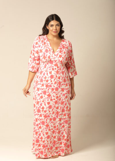 Kaftan Fluity - Cashmere Rosa - Col. Águas de Março