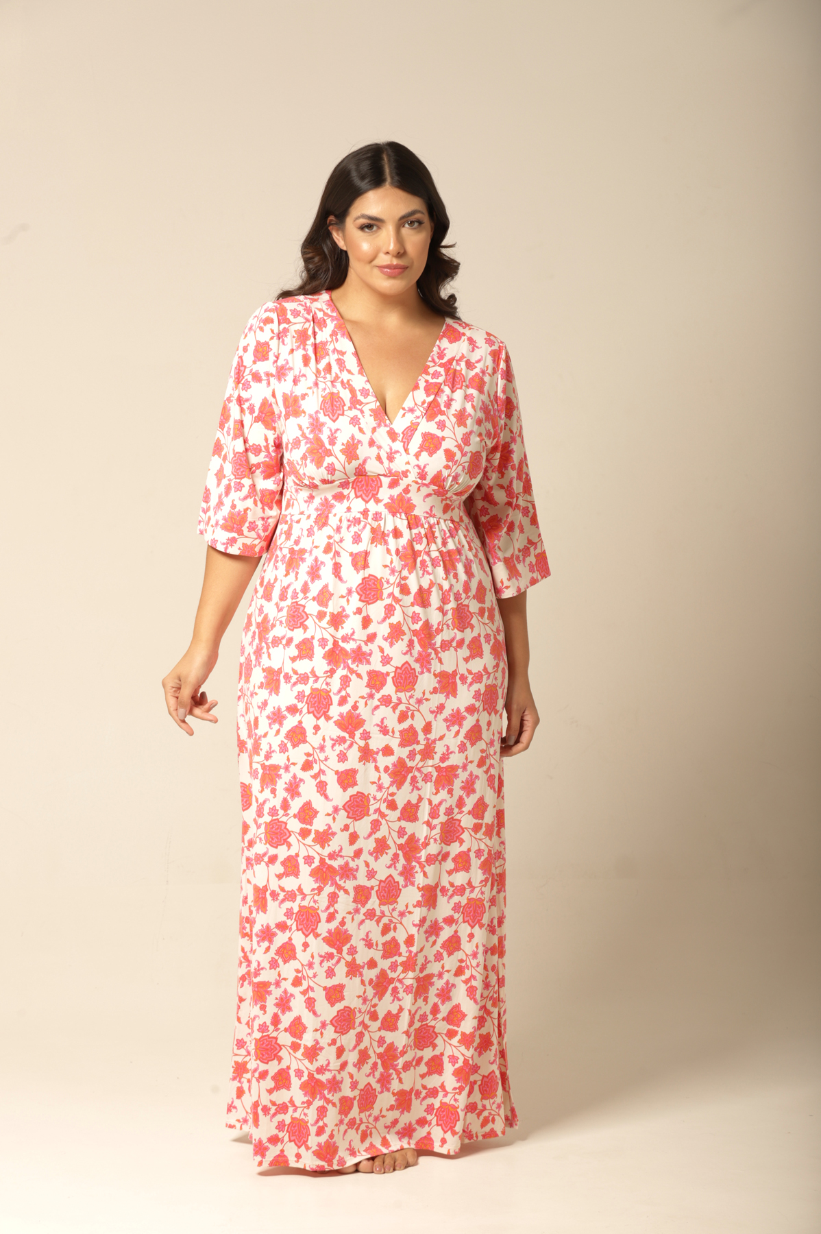 Kaftan Fluity - Cashmere Rosa - Col. Águas de Março