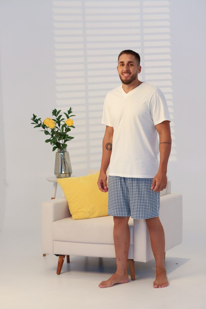 Conjunto Masculino - Malha Xadrez - Col. Carinhoso - Image 2
