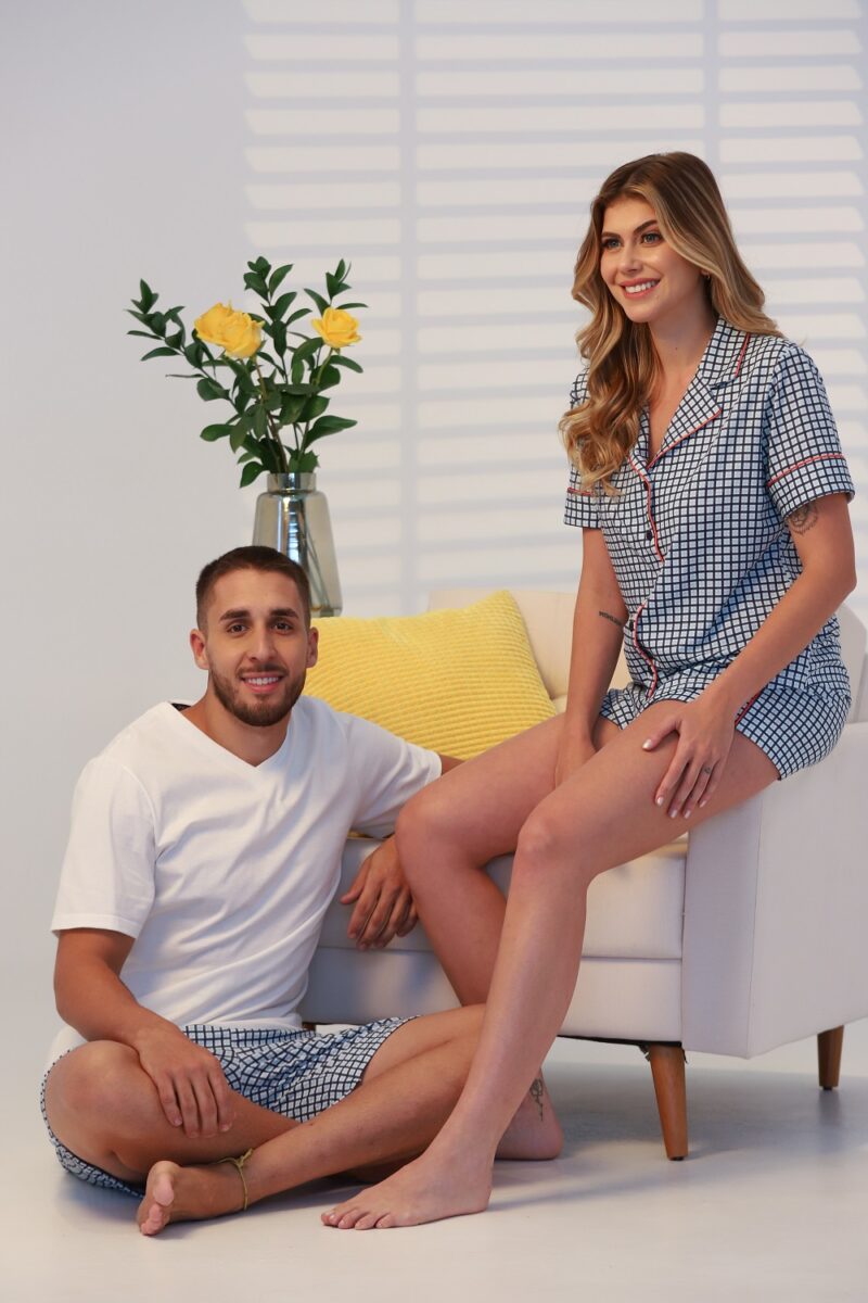 Conjunto Masculino - Malha Xadrez - Col. Carinhoso - Image 3