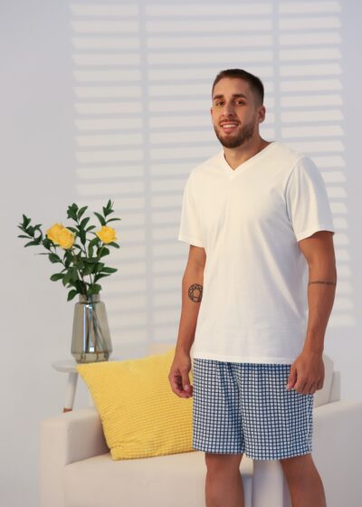 Conjunto Masculino - Malha Xadrez - Col. Carinhoso