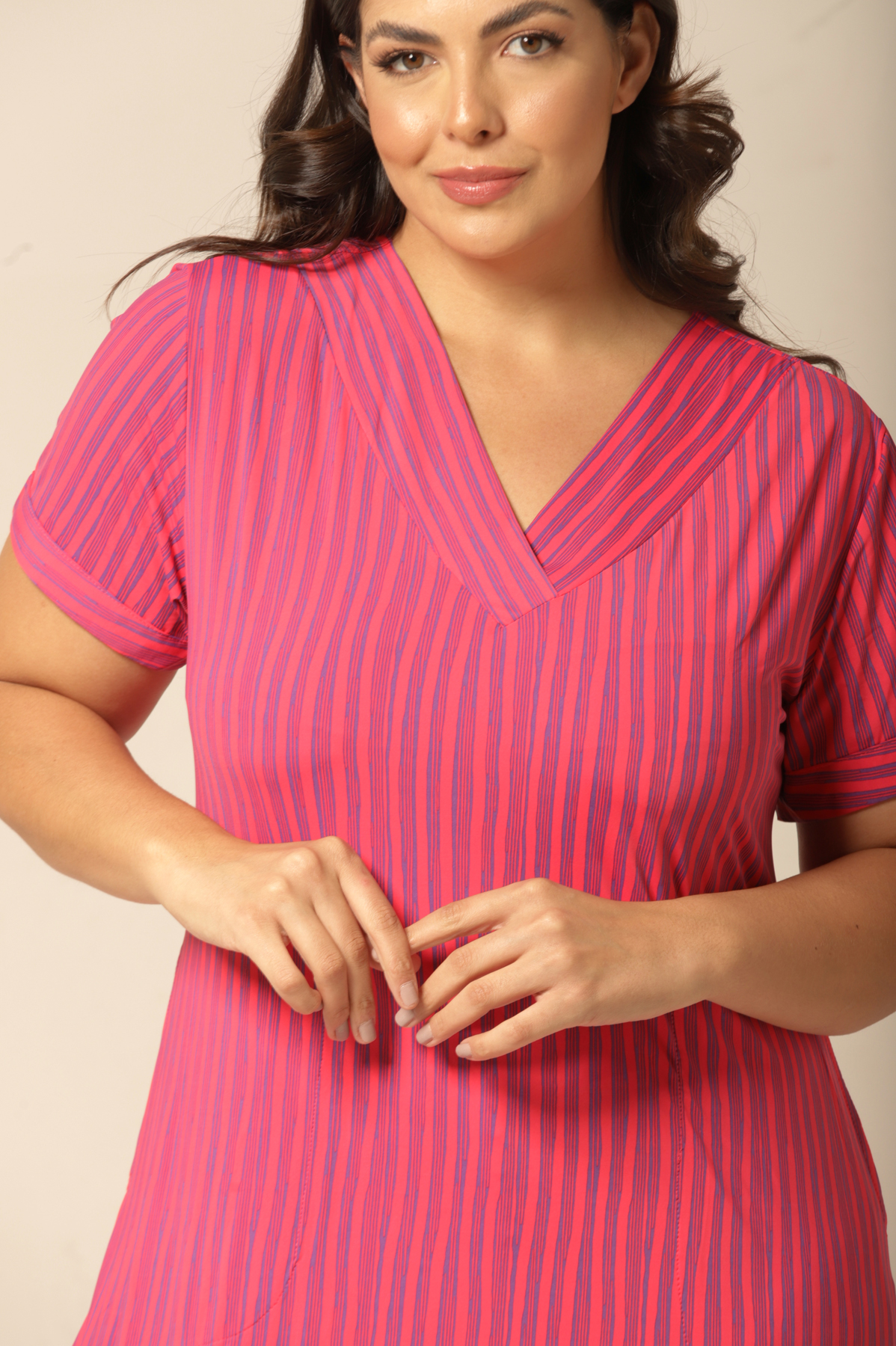 Kaftan Fluity - Listras Pink - Col. Afinidade - Imagem 5