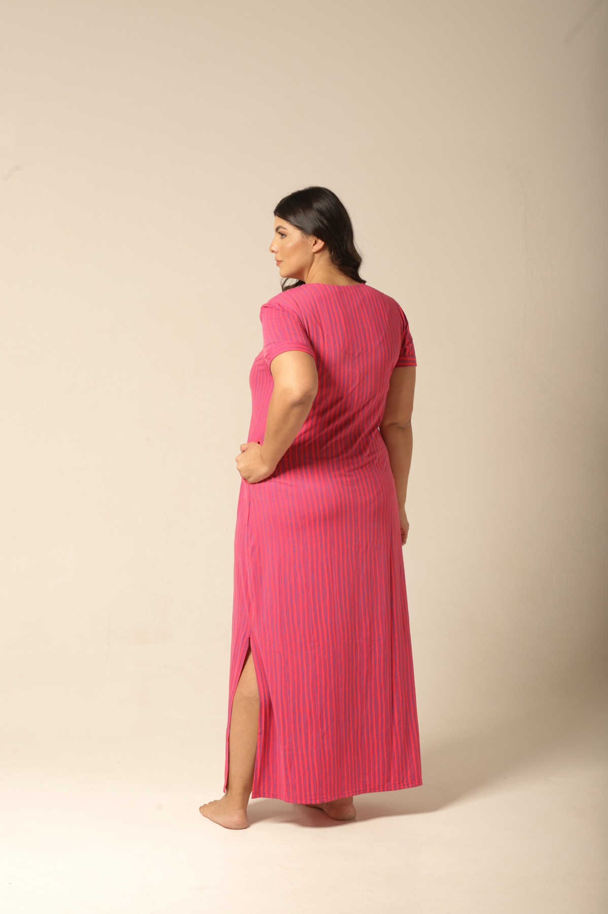 Kaftan Fluity - Listras Pink - Col. Afinidade - Imagem 10