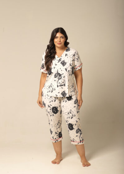 Conjunto Pijama Capri - Fluity Gato - Col. Carinho
