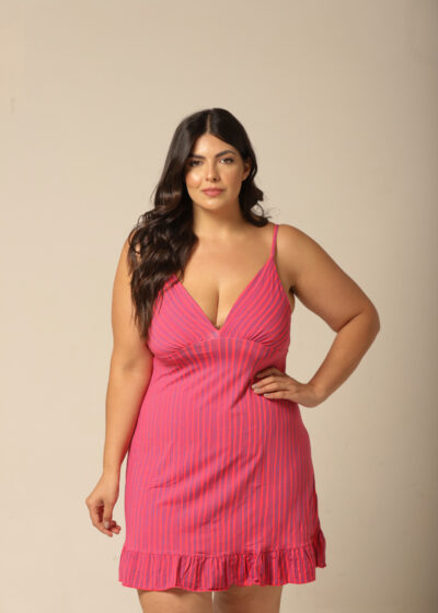 Camisola Curta - Fluity Listras - Col. Afinidade