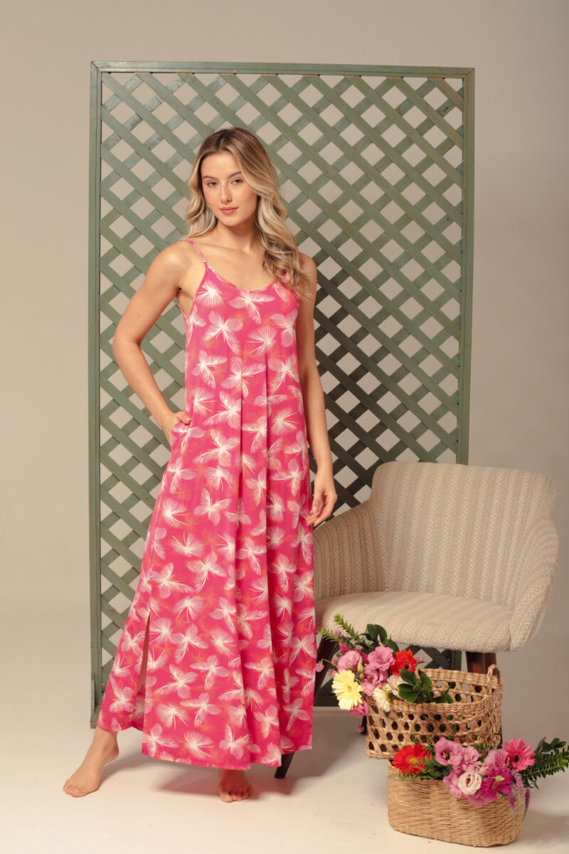 Kaftan Alça Fluity - Borboletas Rosa - Col. Motivação - Image 2