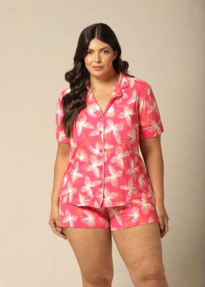 Conjunto Short Clássico - Fluity Borboletas - Col. Motivação