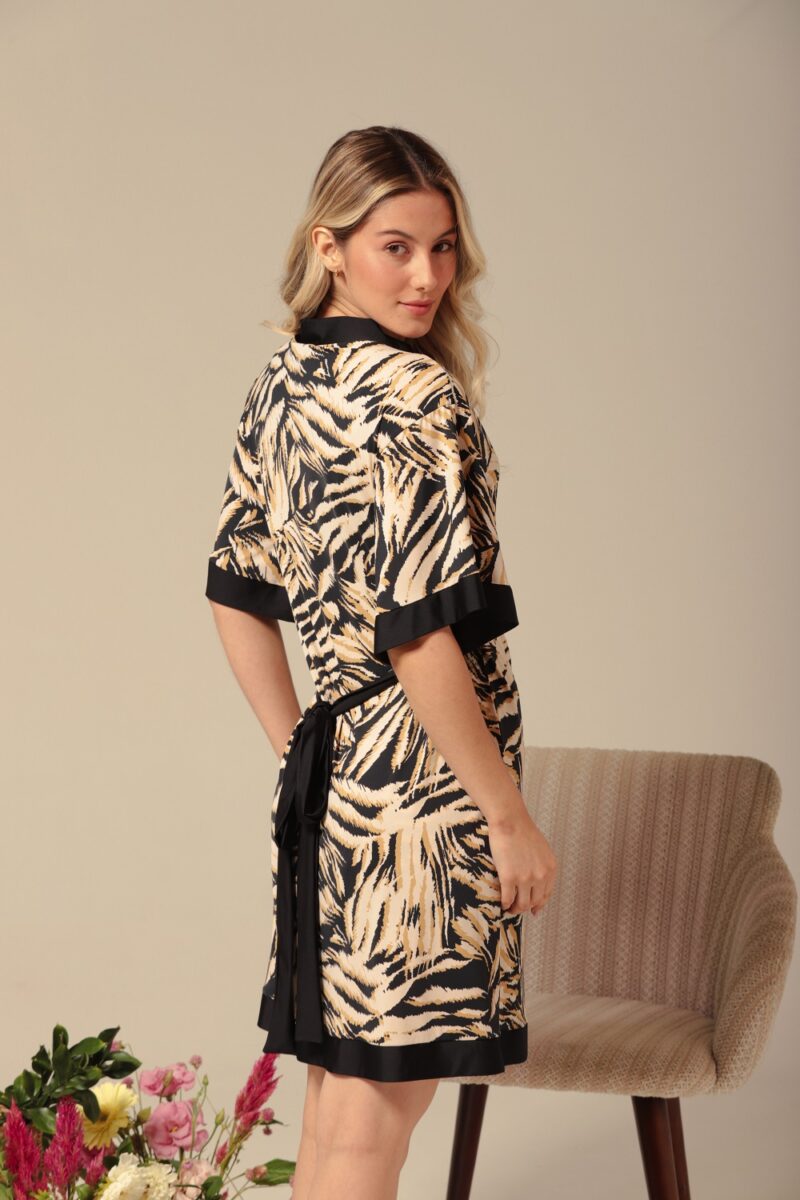 Robe Curto - Fluity Animal Print Preto - Col. Magia - Image 5