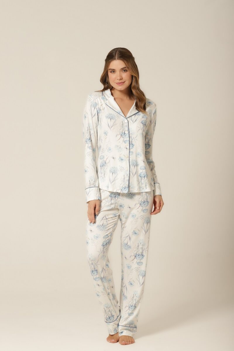 Conjunto Pijama Clássico M.Longa - Dreams - Col. Miss Dior - Image 5
