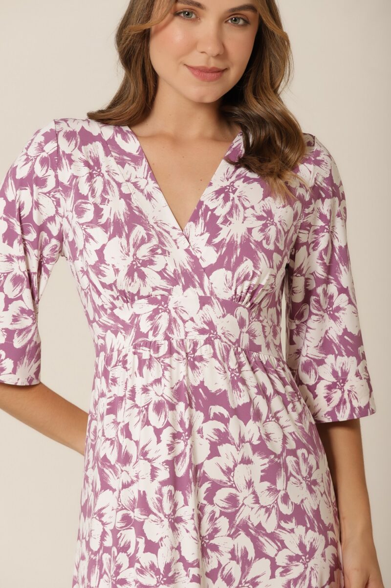 Kaftan Fluity  c/ Recorte - Floral - Col. Flower