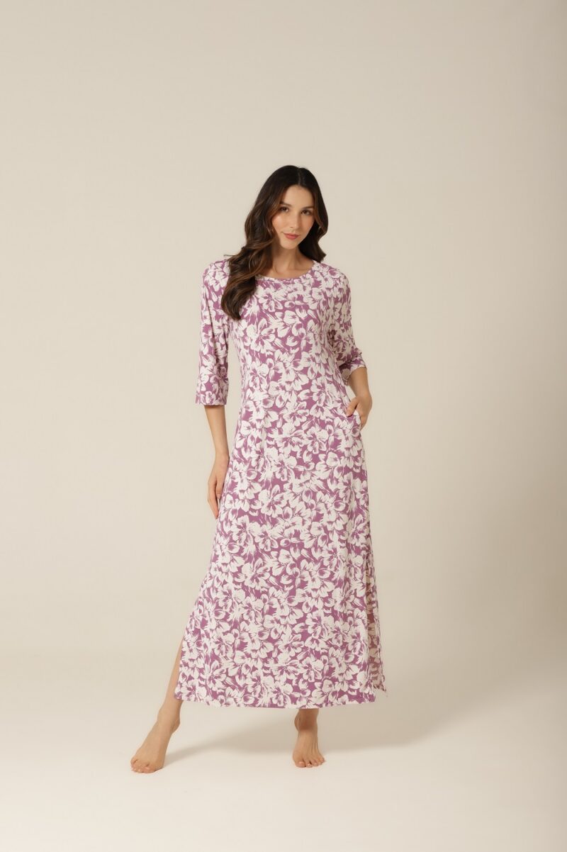 Kaftan Fluity - Floral Lilás - Col. Flower - Image 5