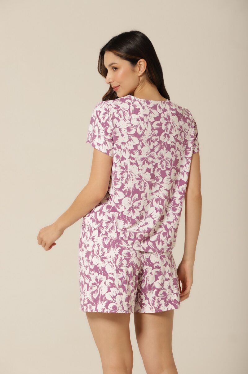 Conjunto Shorts com Manga Curta - Fluity Floral - Col. Flower - Image 2