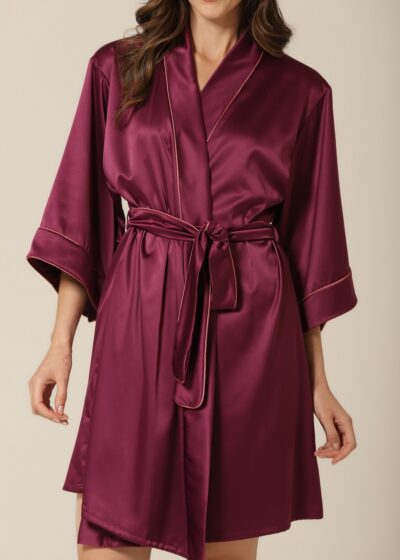 Robe Curto - Cetim Violeta - Col. Chanel