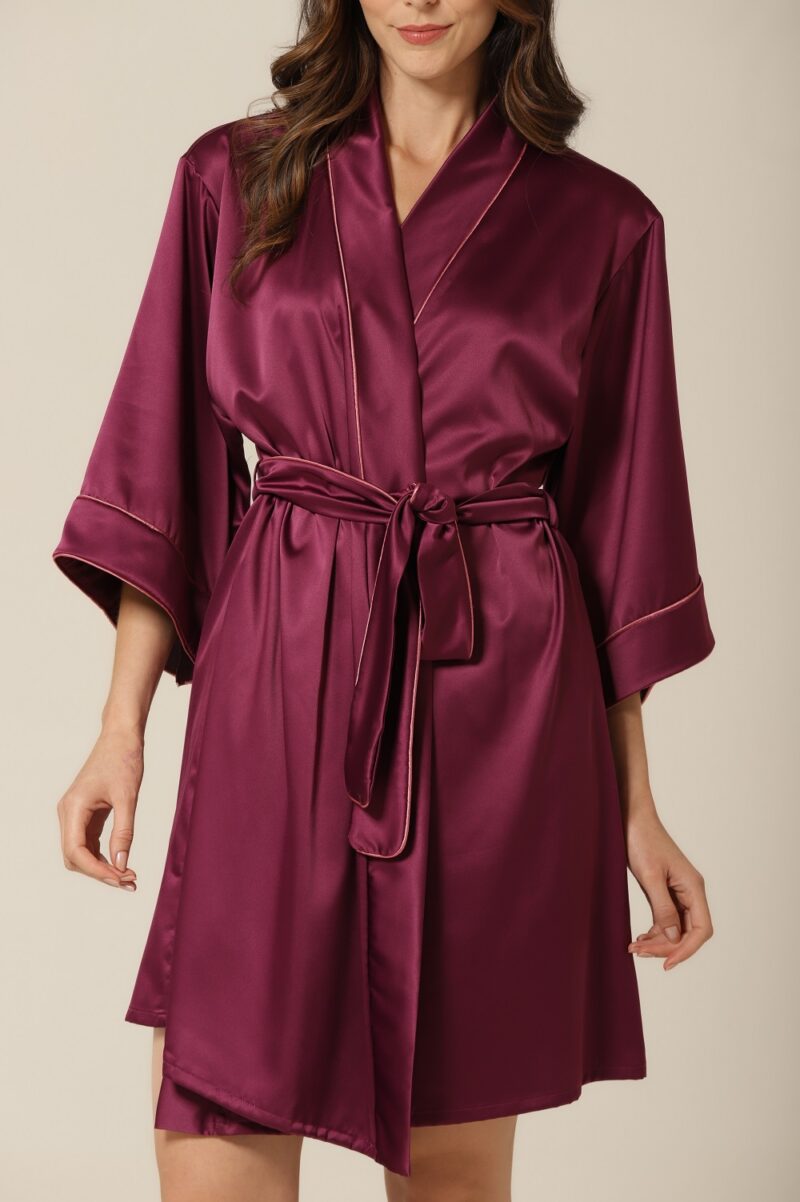 Robe Curto - Cetim Violeta - Col. Chanel