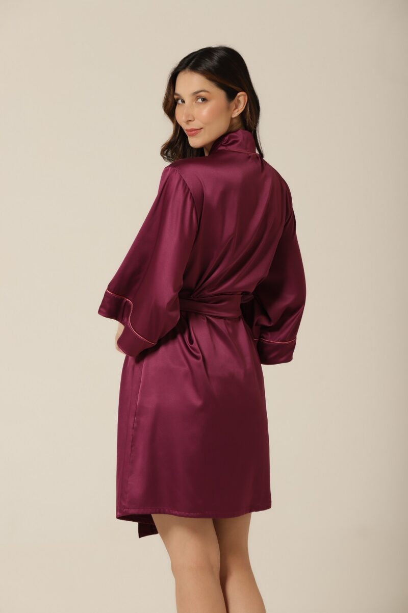 Robe Curto - Cetim Violeta - Col. Chanel - Image 3