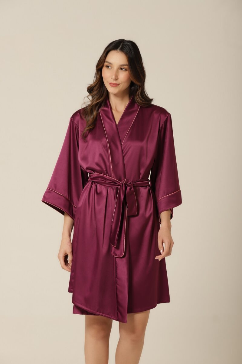 Robe Curto - Cetim Violeta - Col. Chanel - Image 5