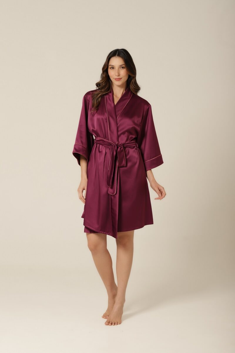 Robe Curto - Cetim Violeta - Col. Chanel - Image 4