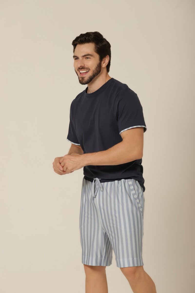 Conjunto Masculino M. Curta - Dreams - Col. Light Blue - Imagem 6