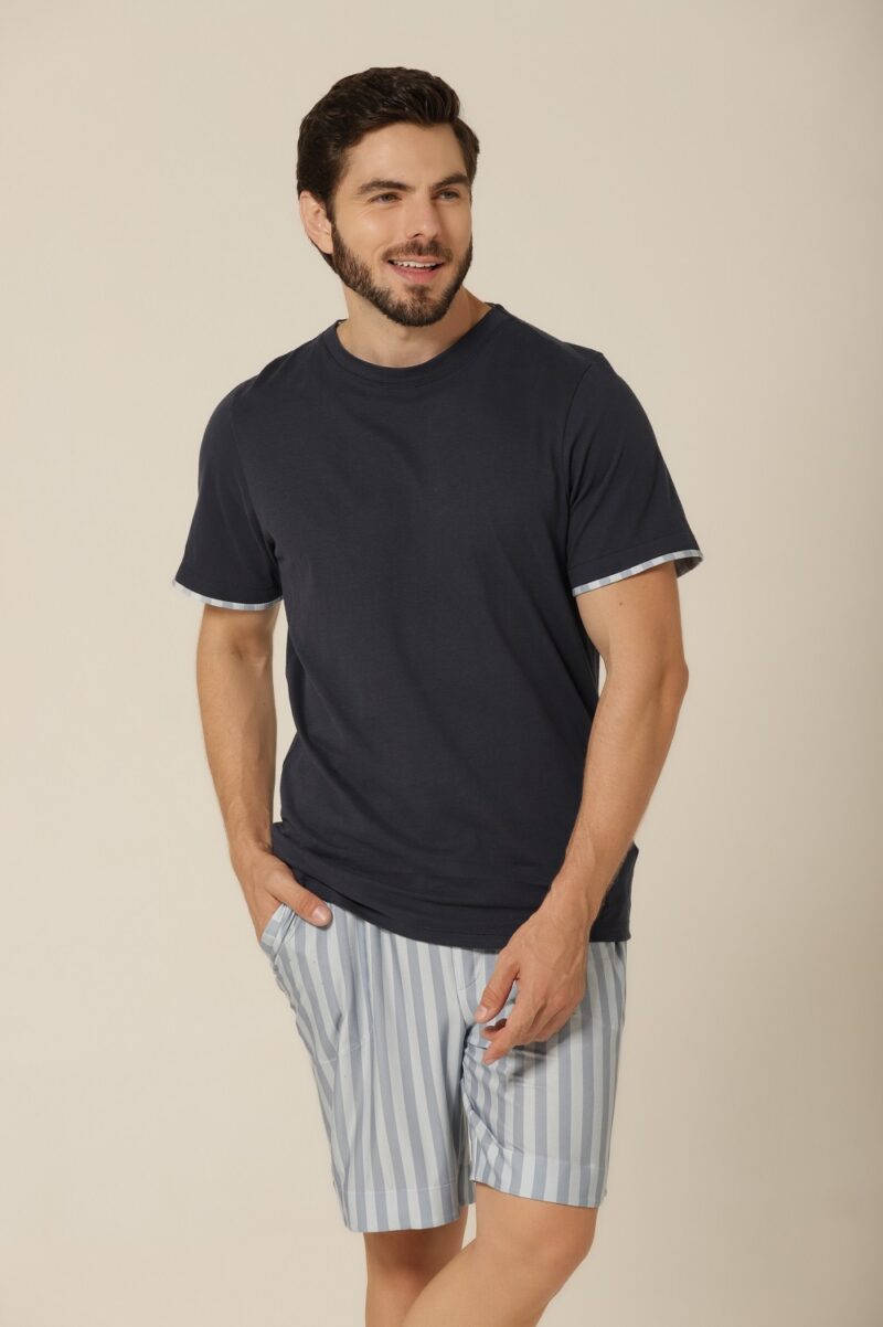 Conjunto Masculino M. Curta - Dreams - Col. Light Blue - Imagem 5