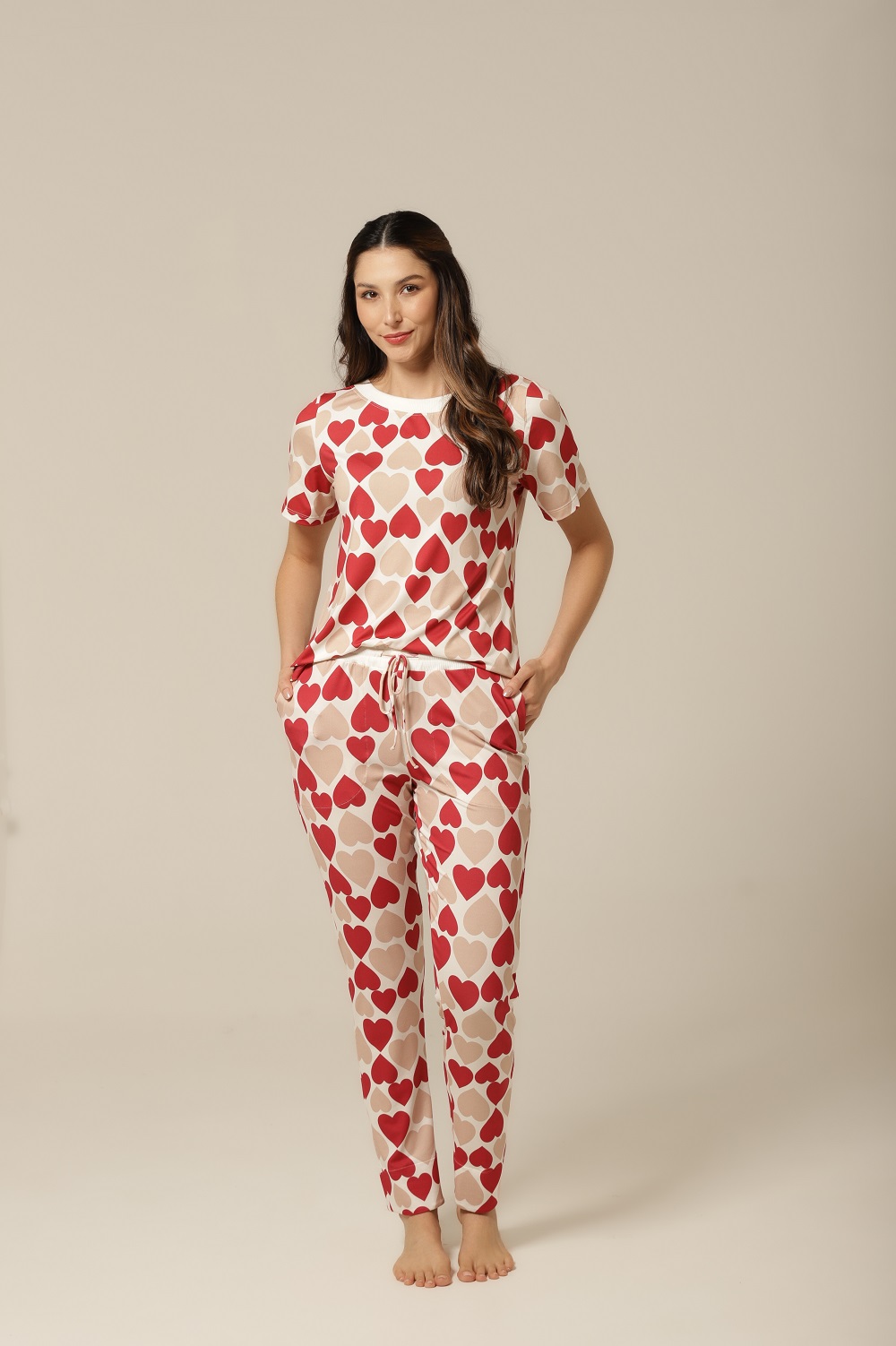 Conjunto Pijama M. Curta - Dreams - Col. 212 - Imagem 2