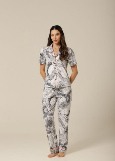 Alternative view of Conjunto Pijama M. Curta - Fluity arara - Col. Bleu