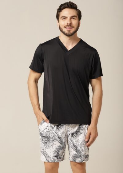 Conjunto Pijama Masculino M.Curta - Fluity - Col.Bleu
