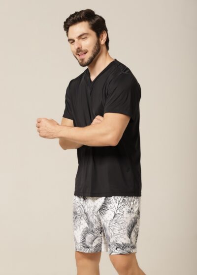 Alternative view of Conjunto Pijama Masculino M.Curta - Fluity - Col.Bleu