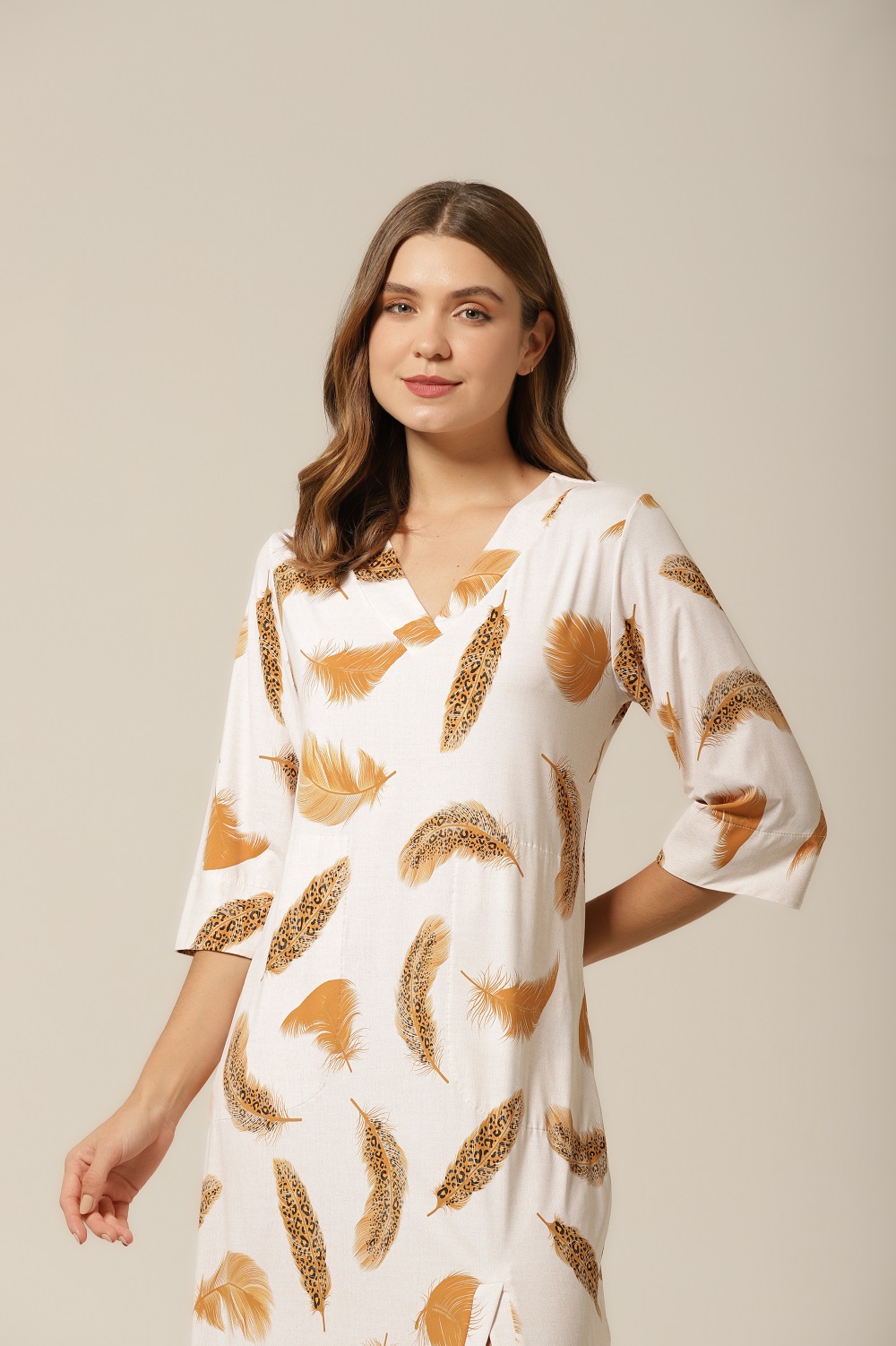 Kaftan Midi - Fluity Penas - Col.J'Adore - Imagem 6