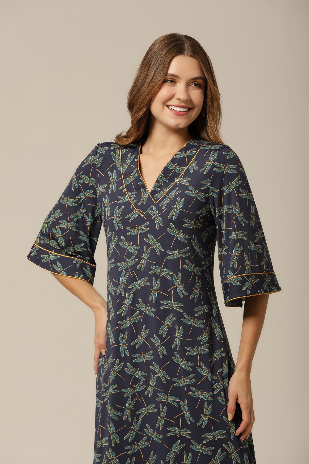 Kaftan Fluity - Libelulas - Col. Chloe - Imagem 4