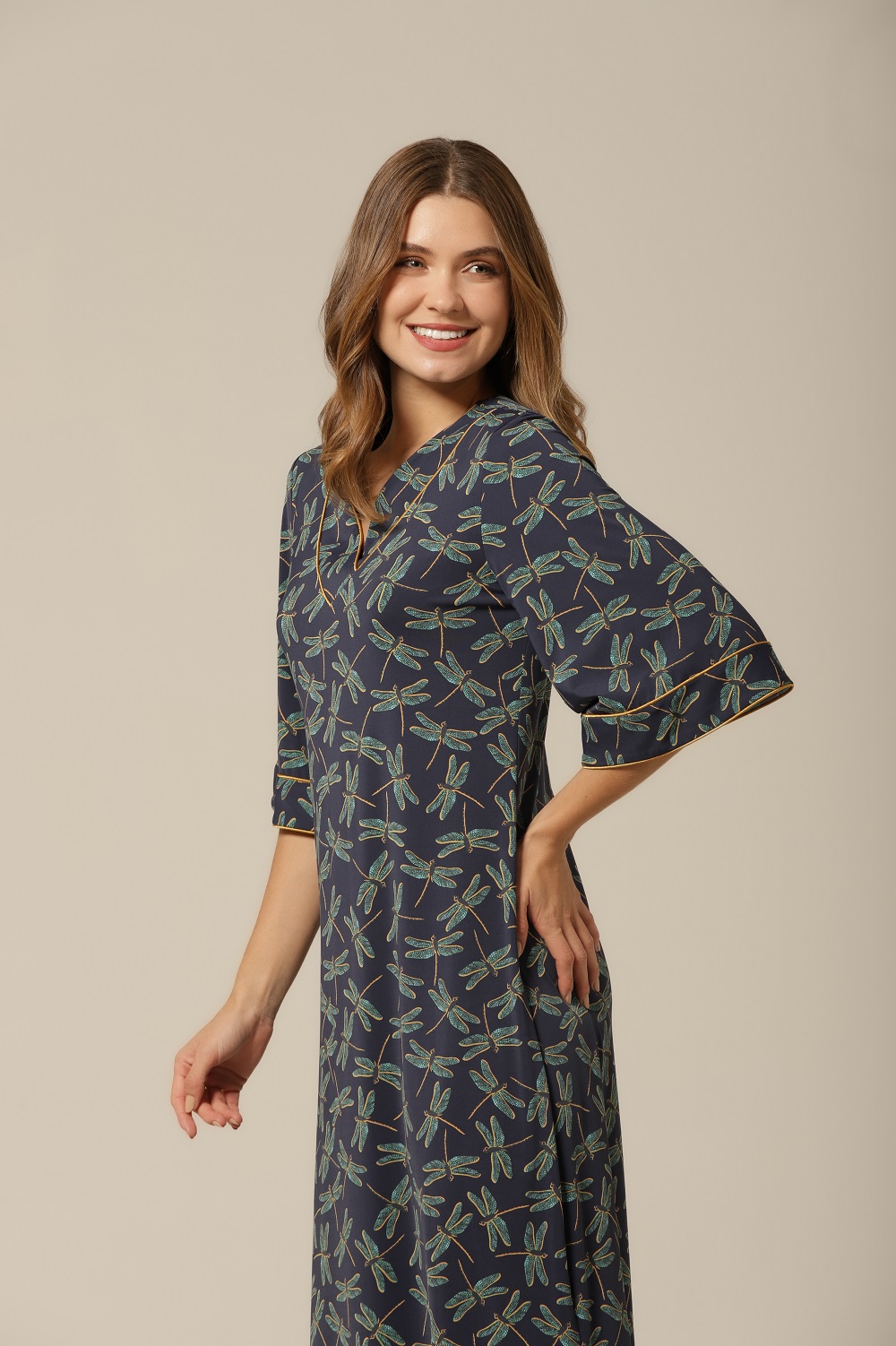 Kaftan Fluity - Libelulas - Col. Chloe - Imagem 8