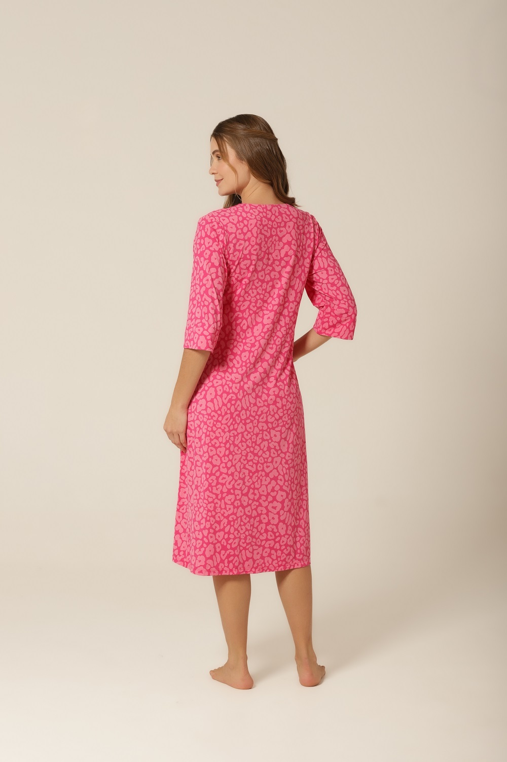 Kaftan Midi - Fluity Animal Print - Col.Candy - Imagem 8