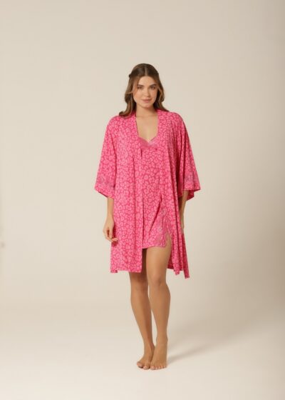 Alternative view of Robe Curto - Fluity Animal Print - Col.Candy
