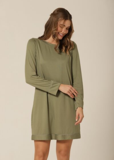 Camisão M. Longa - Verde Militar - Col. Gabriela Sabatini