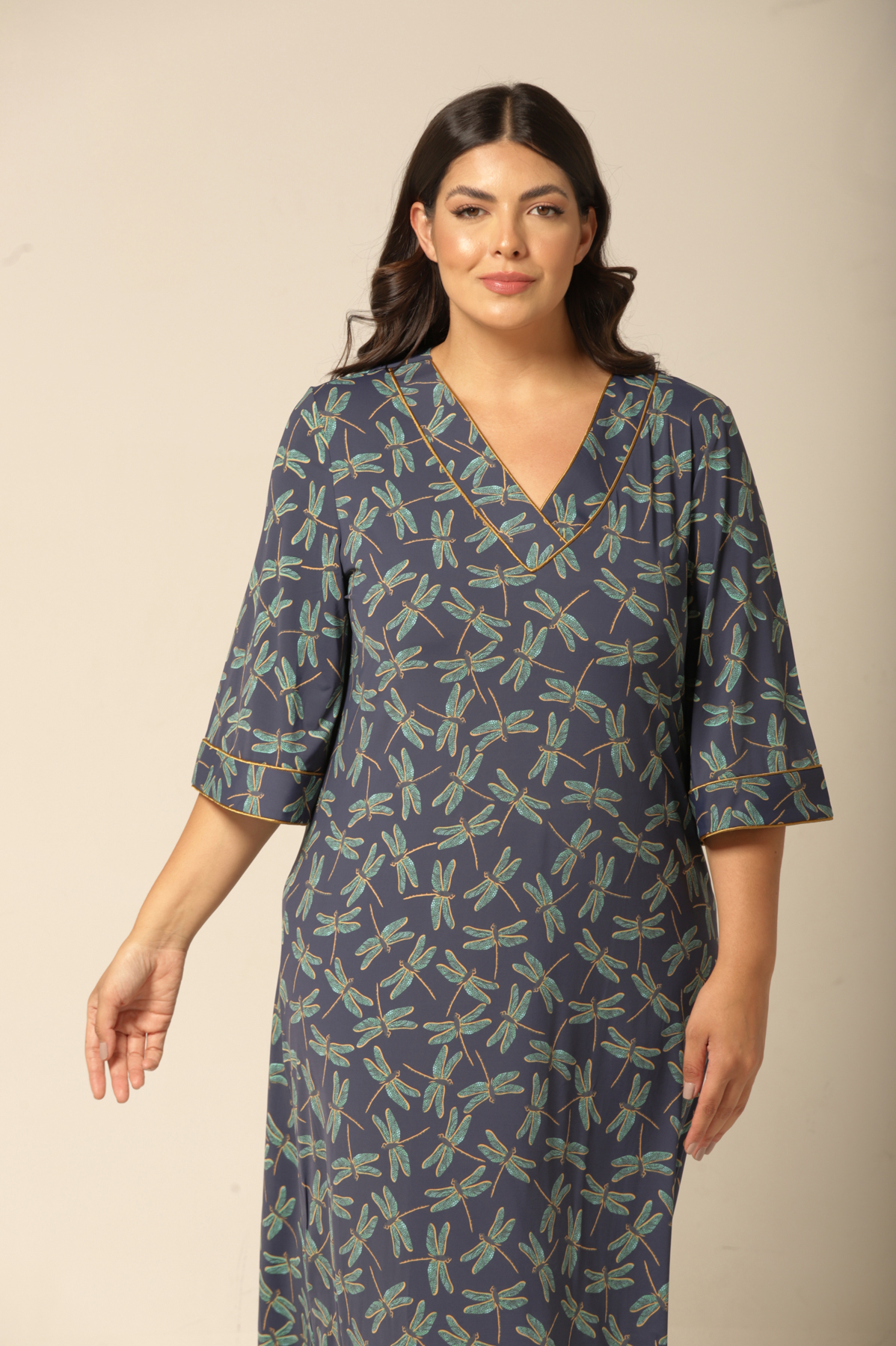 Kaftan Fluity - Libelulas - Col. Chloe - Imagem 3