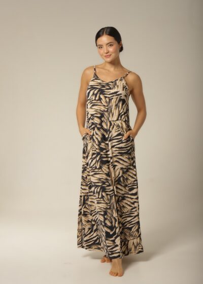 Alternative view of Kaftan Alça Fluity - Floral Animal Print - Col Magia