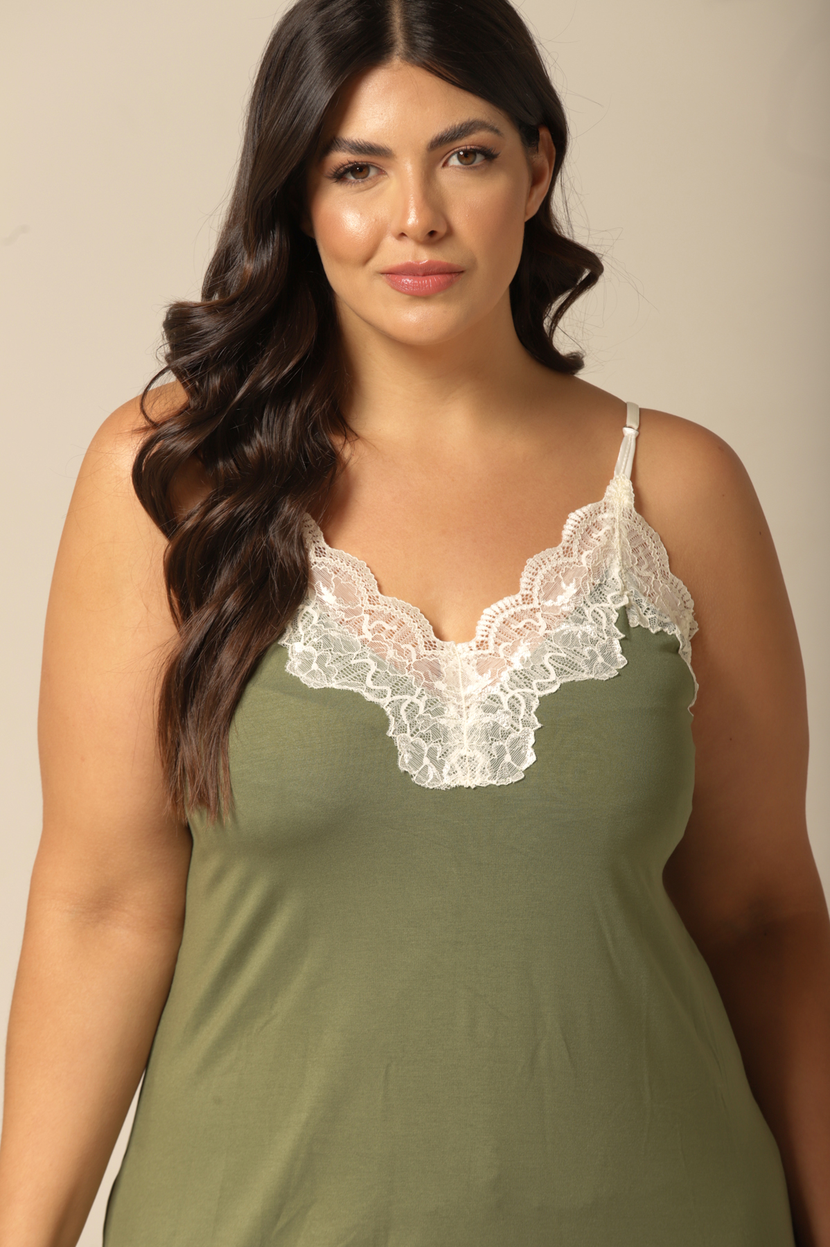 Camisola Curta - Viscolycra Verde - Col.Acqua - Imagem 5