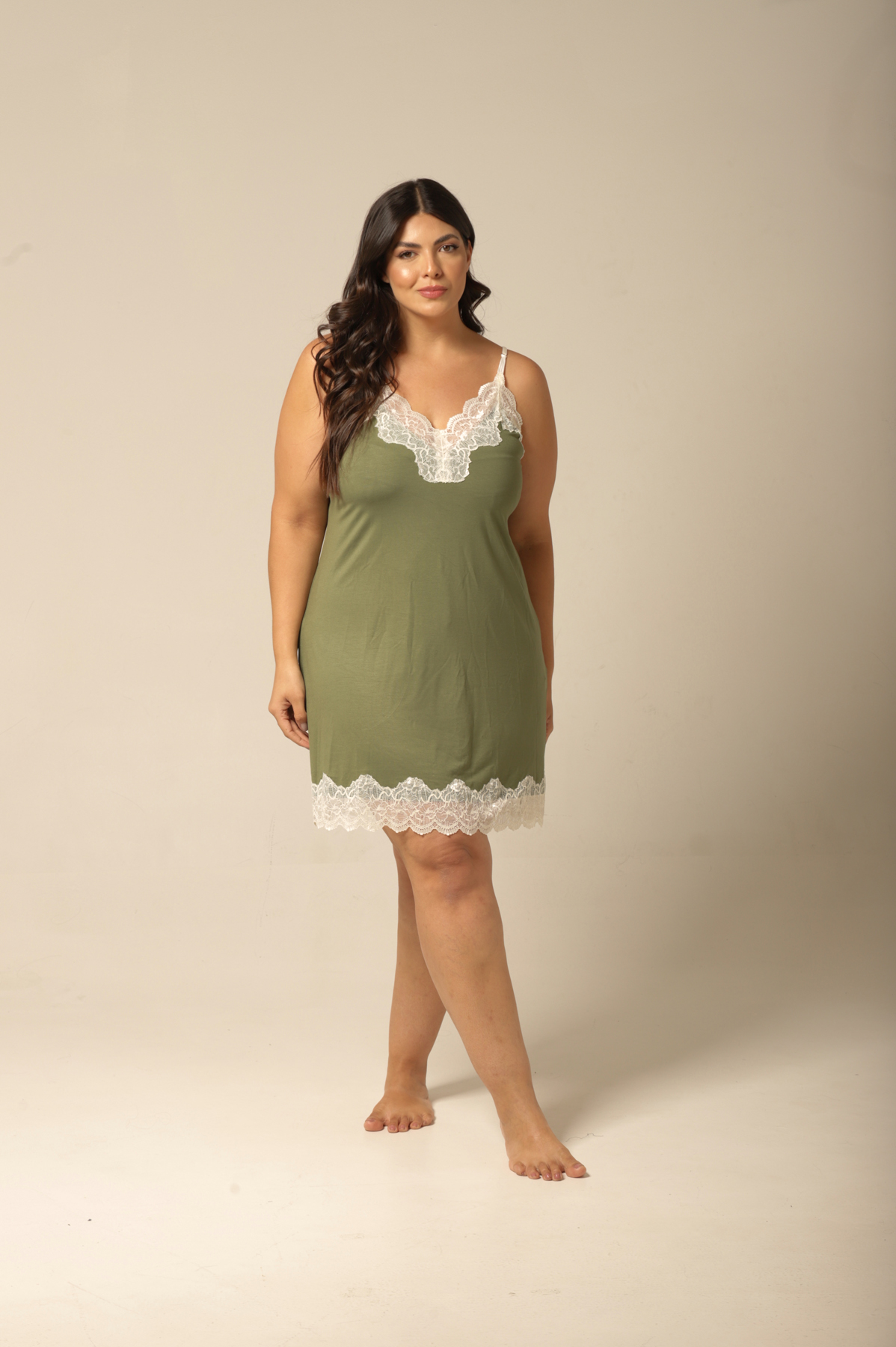 Camisola Curta - Viscolycra Verde - Col.Acqua - Imagem 8