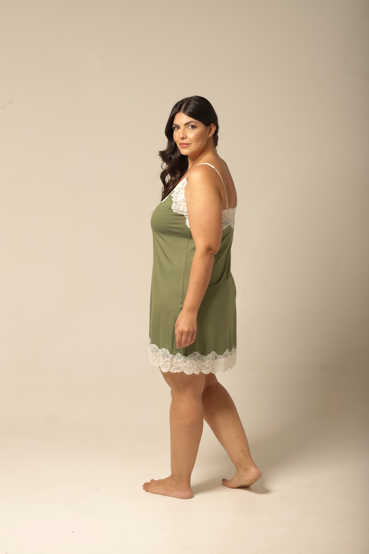 Camisola Curta - Viscolycra Verde - Col.Acqua - Imagem 7