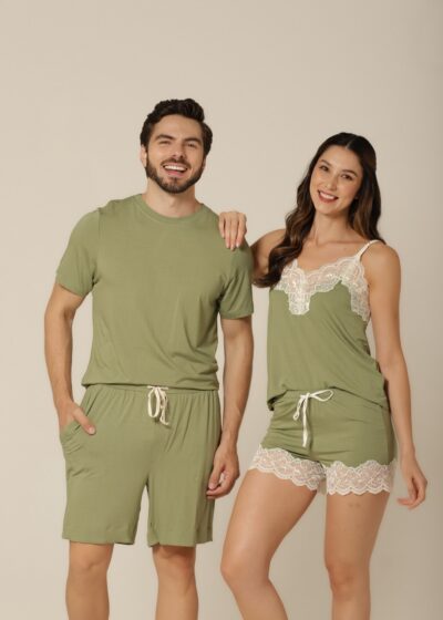 Alternative view of Conjunto Masculino M.Curta - Col.Acqua