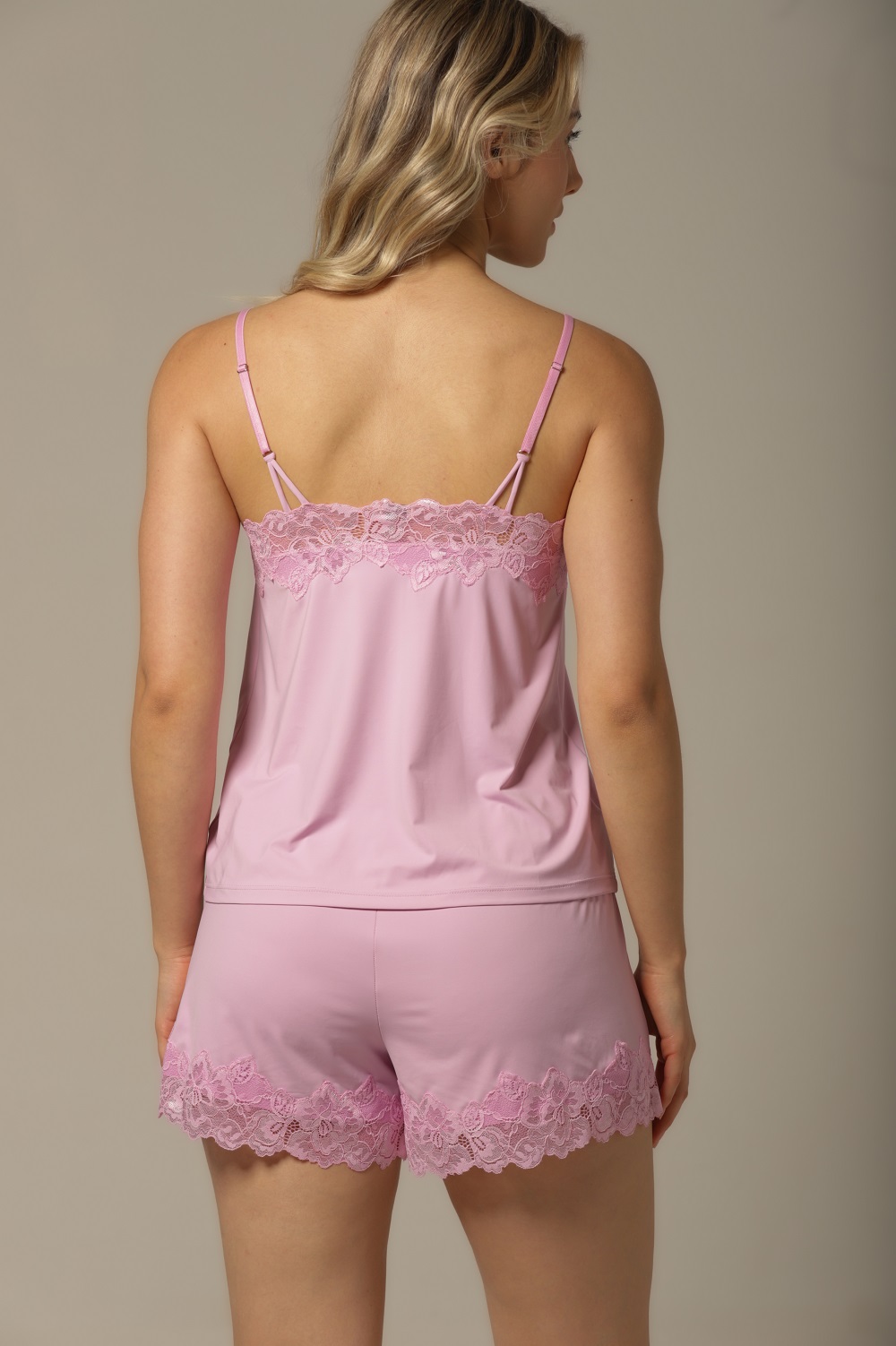 Conjunto Short doll Alça - Fluity Rosa - Col. Alma Solar - Imagem 3