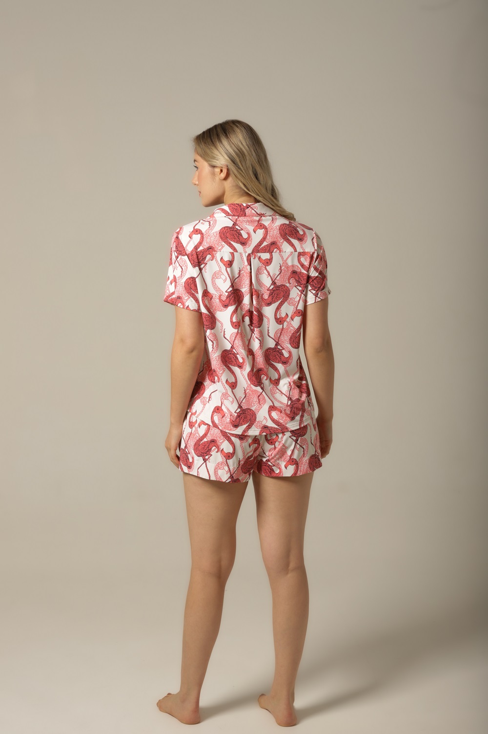 Conjunto Short Clássico - Fluity Flamingo - Col. Sol e Brisa - Imagem 6