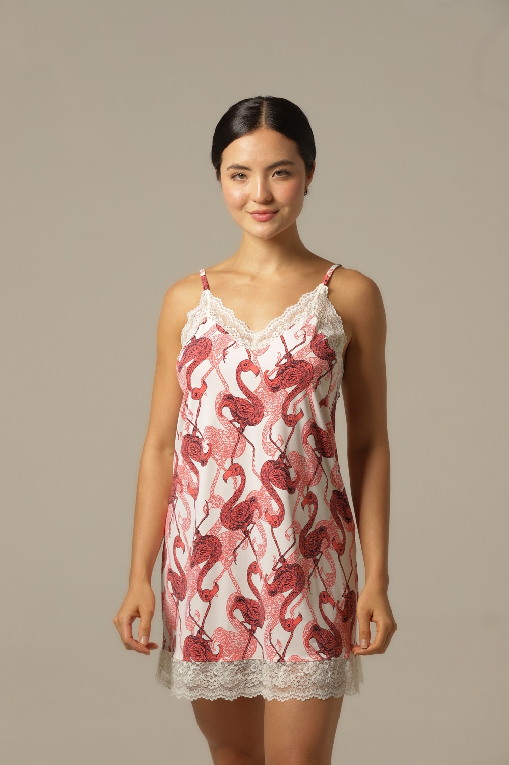 Camisola Curta - Fluity Flamingo - Col. Sol e Brisa - Imagem 5