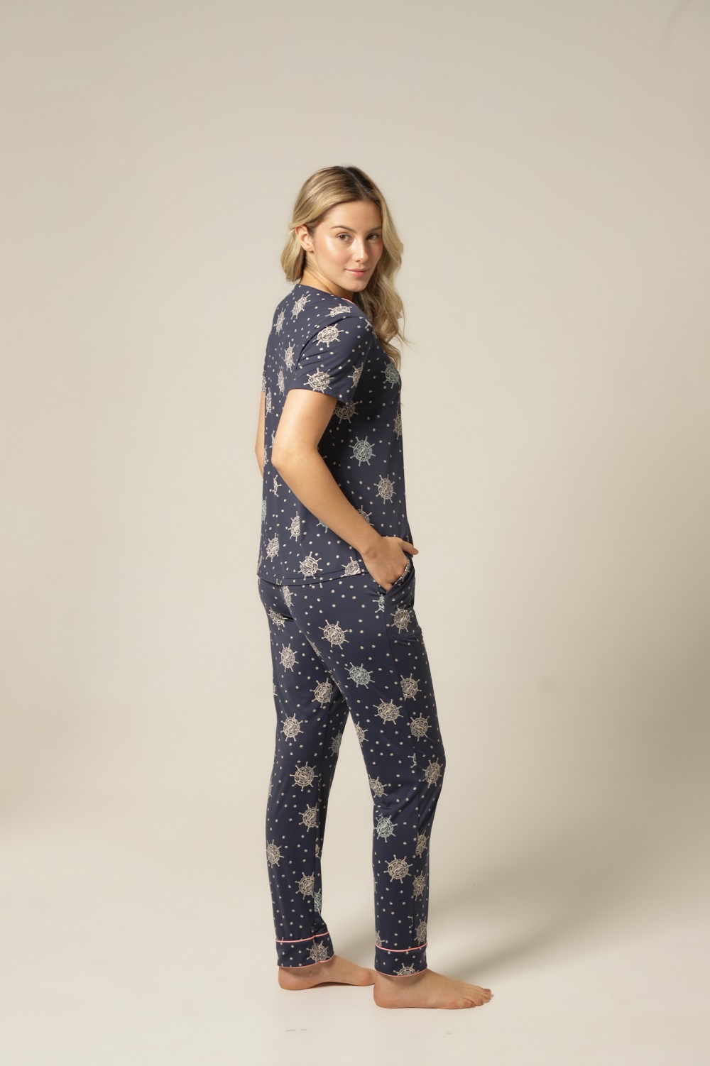 Pijama M.Curta - Fluity Leme - Col. Horizonte Claro - Imagem 5