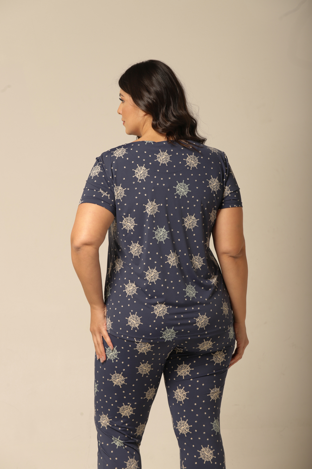 Pijama M.Curta - Fluity Leme - Col. Horizonte Claro - Imagem 7