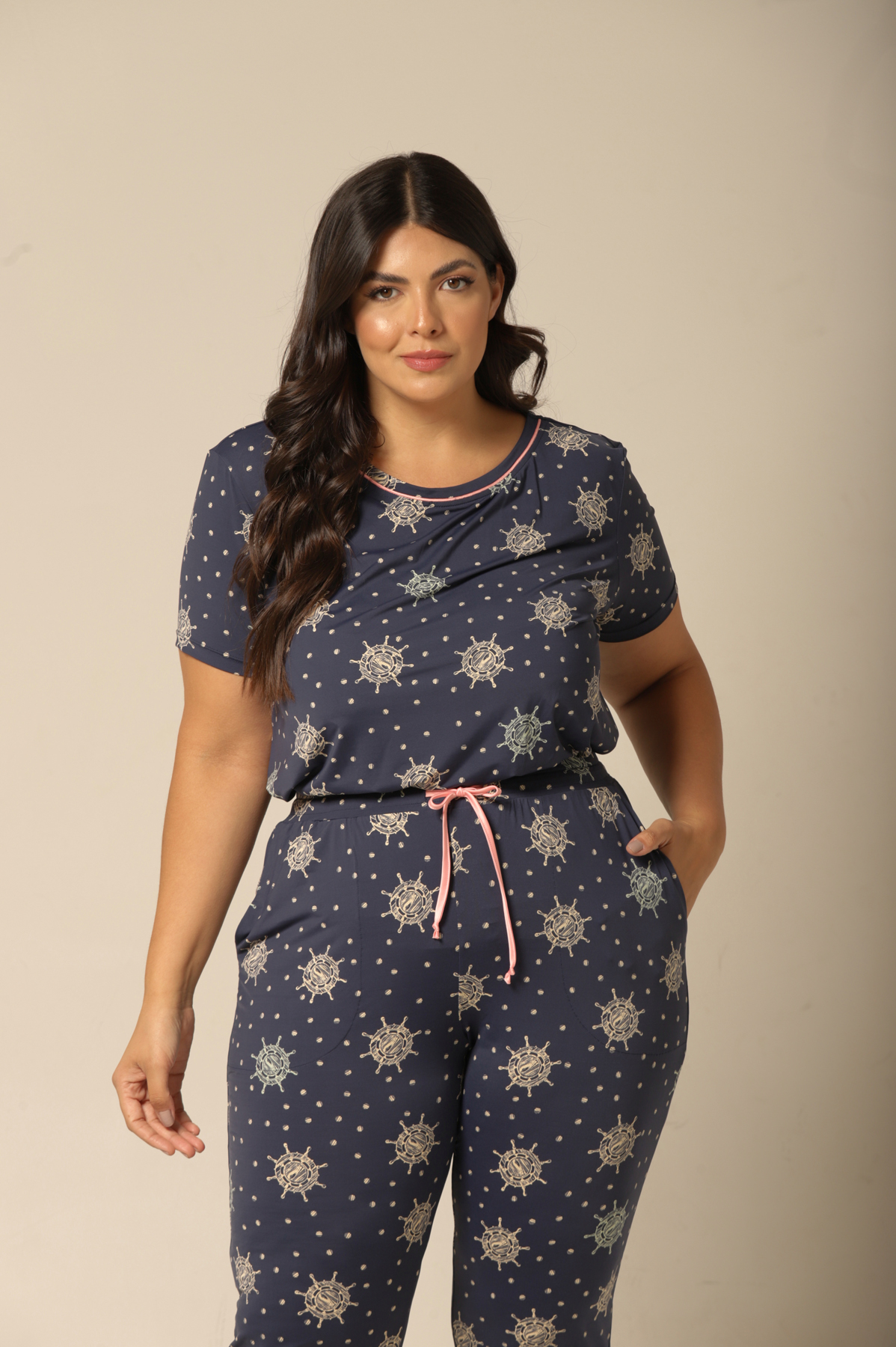 Pijama M.Curta - Fluity Leme - Col. Horizonte Claro - Imagem 8