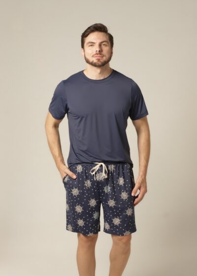 Conjunto Masculino Bermuda - Fluity Leme - Col. Horizonte Claro