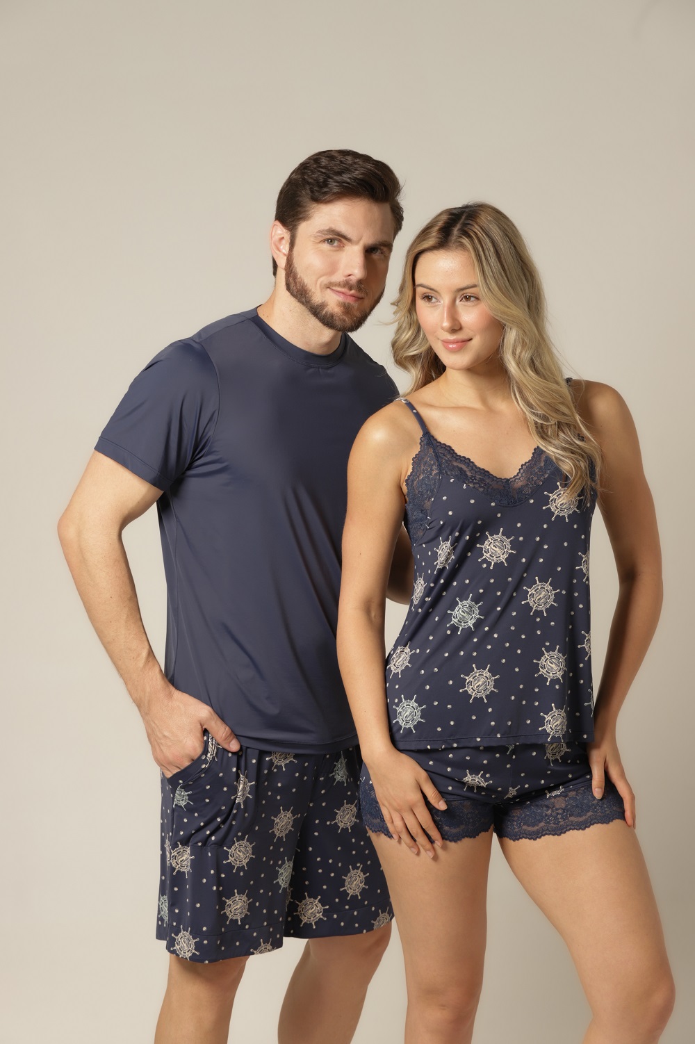 Conjunto Short Doll Alça - Fluity Leme - Col. Horizonte Claro - Imagem 5