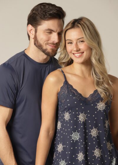 Alternative view of Conjunto Short Doll Alça - Fluity Leme - Col. Horizonte Claro