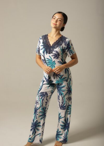 Conjunto Pijama M.Curta - Fluity Floral - Col. Encanto Tropical